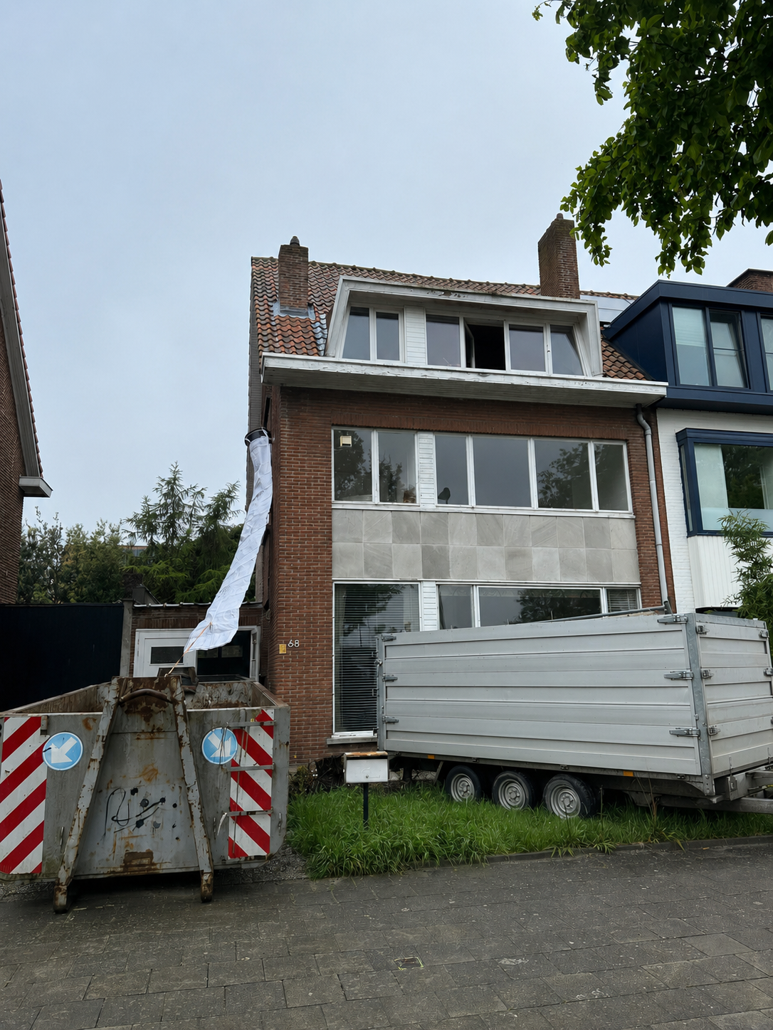 Afbraak- en grondwerken woning - Voor