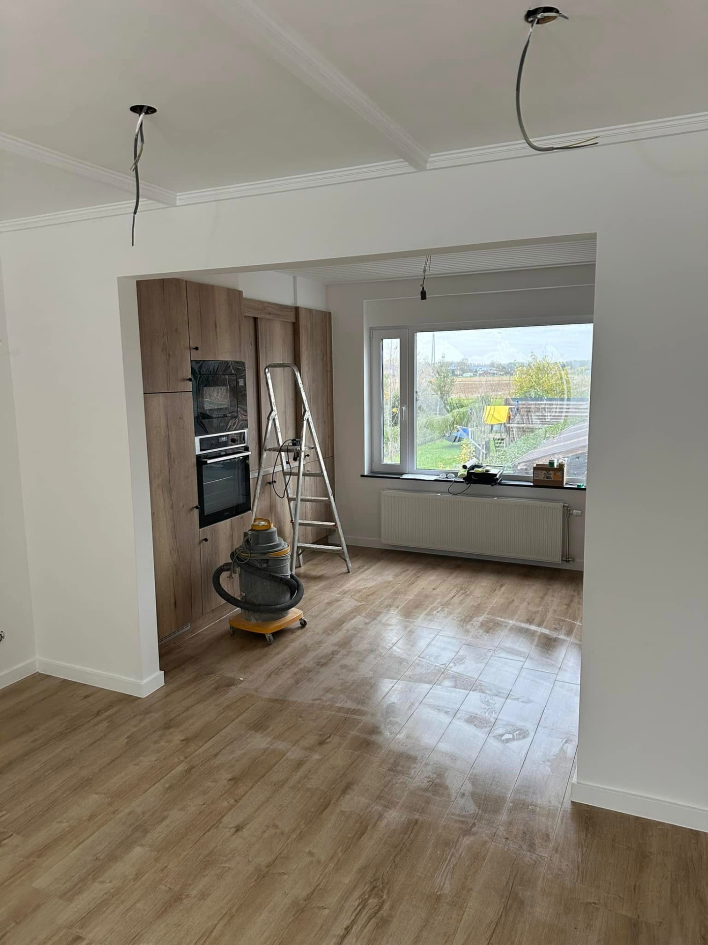Laminaat en schilderwerken woning - Keuken