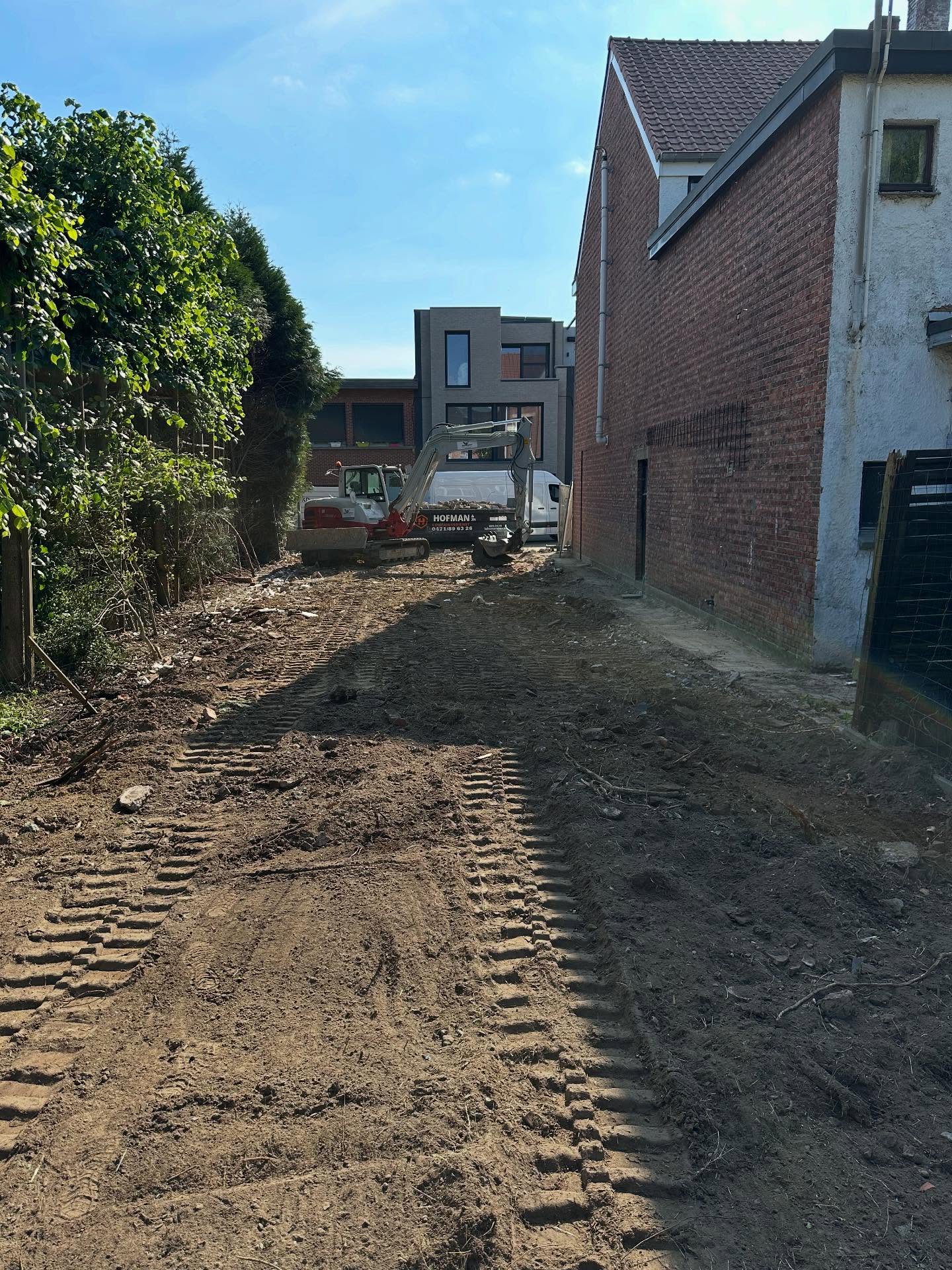 Afbraak- en grondwerken woning - Terrein klaar